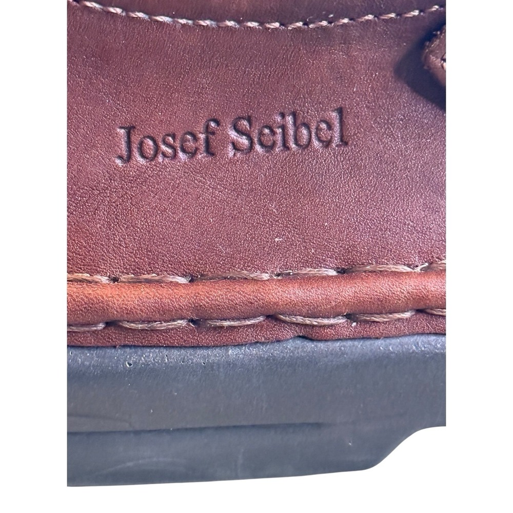 Josef‎ Seibel Men's Brown Leather Buckle Fishermans Sandals Size 11.5 M - Picture 5 of 14